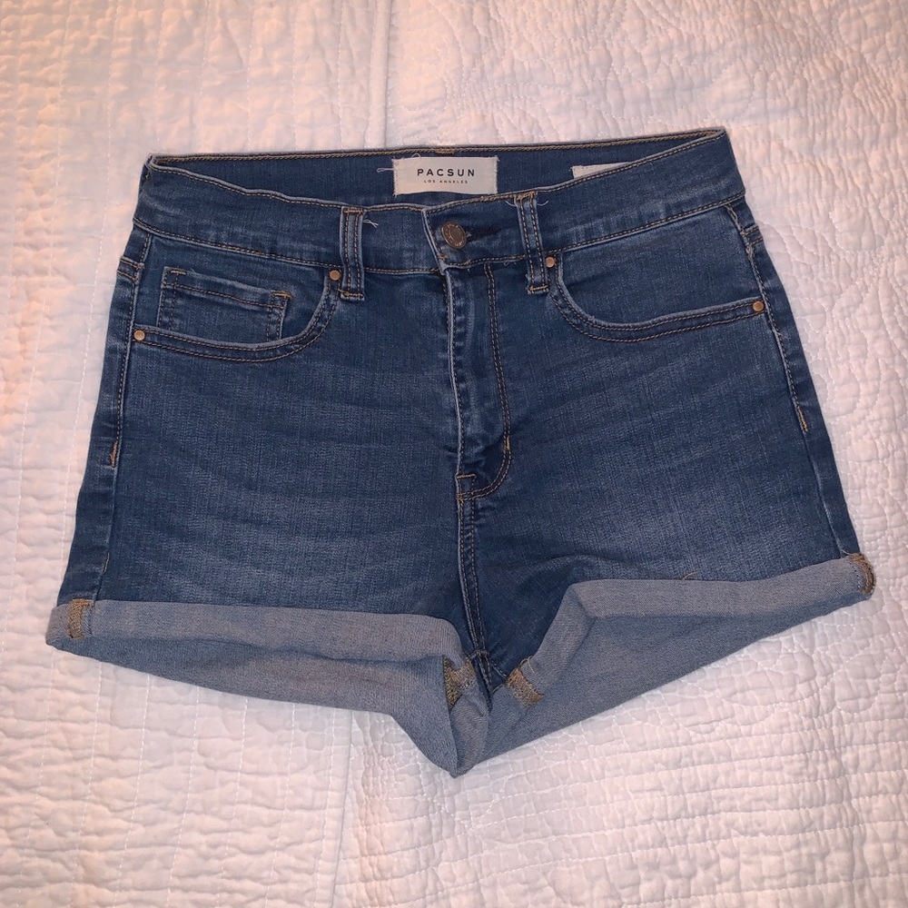 PacSun High Waist Denim Shorts